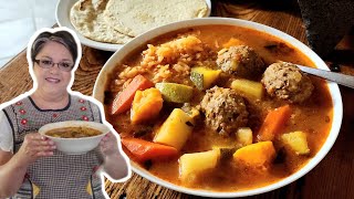 Caldo De Albondigas  Mexican Meatball Soup ❤️ [upl. by Anan]