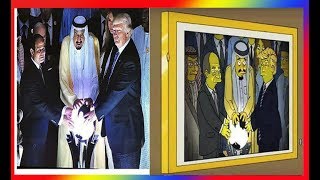 MAIS UMA PREVISÃO DOS SIMPSONS EUA ARÁBIA FAZEM PACTO ESTRELA DA MORTE WAHHABI [upl. by Acina805]