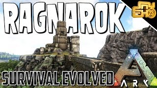 ARK RAGNAROK MAP  THE BEST PVP BASE LOCATIONS HIDDEN LOCATIONS [upl. by Swann]