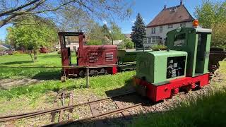 Feldbahn im Modell GärtnereiFeldbahn Plaußig [upl. by Hairu]