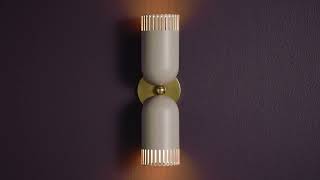 Liba Double Wall Sconce  Mitzi [upl. by Sihtnyc]