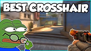 THE BEST CROSSHAIR in CSGO 2023 [upl. by Aynor599]