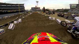 GoPro HD Christian Craig Practice Lap 2013 February 2 Monster Energy Supercross From Anaheim CA [upl. by Nailij]