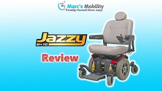 Jazzy 614 HD 450 LB Capacity Powerchair  Review 7487 [upl. by Eniamor]