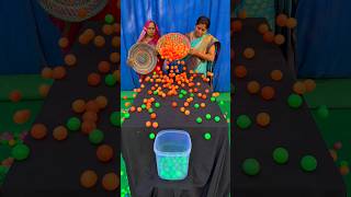 Best colour ball roll challenge shorts challenge [upl. by Aihtnic]