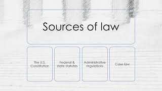 What are four primary sources of law [upl. by Eduam]