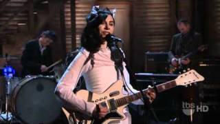 PJ Harvey  The Last Living Rose Live  Conan [upl. by Akirdna567]