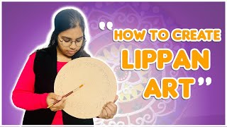 How To Create Lippan Art  Sunidhi Rastogi [upl. by Erapsag]