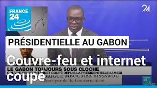 Gabon  couvrefeu et internet coupé depuis la présidentielle de samedi • FRANCE 24 [upl. by Ishmul]