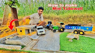 Making a mini tubewell for Mini Farm using Rc tractors 🔥Aakash946 [upl. by Amis]