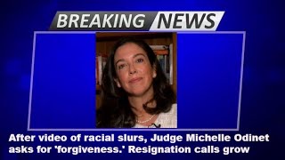 After video of racial slurs Judge Michelle Odinet asks for forgiveness  Resignation calls grow [upl. by Eseilana394]