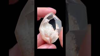 Premium White Phantom Quartz  The Colors of Winter crystals gemstone shorts pendant [upl. by Wester]