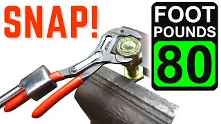 Little Knipex Cobra 125 Pliers Pushed to the Limit [upl. by Nala747]