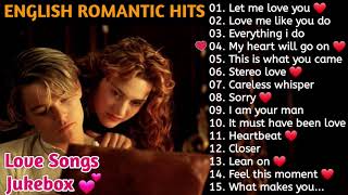 💕 ROMANTIC ENGLISH SONGS JUKEBOX  EVERGREEN SONGS🎵 [upl. by Taber]