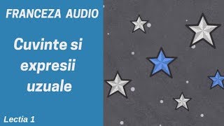 Franceza AUDIO 1  Cuvinte si expresii uzuale in franceza 2019 [upl. by Launcelot]