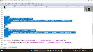 27 Can we define jspService in declaration tag of JSP  JSP  Web application Tutorial  app [upl. by Epilihp60]