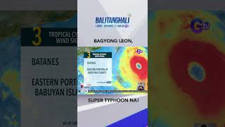 PAGASA Bagyong Leon super typhoon na shorts  Balitanghali [upl. by Arreyt82]