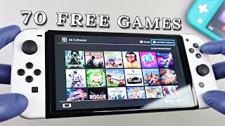 70 Free Games on Nintendo Switch OLED [upl. by Mor]