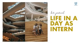 Life in a Day as Intern at Unilever Indonesia  CHIA HerJournal [upl. by Nylidam]