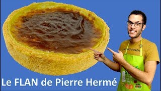 recette du FLAN PÂTISSIER de Pierre Hermé  Pierre Hermés Flan recipe EN subs [upl. by Nivrehs]