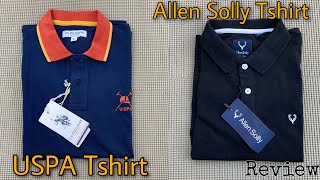 Allen Solly Polo T shirt  U S Polo Assn T Shirt Review [upl. by Kartis]