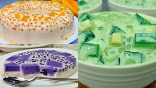 CHRISTMAS DESSERT IDEAS Part 2  Sagot Gulaman Desserts  Tapioca Jelly [upl. by Pegeen785]