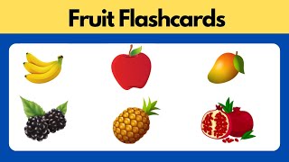 Fruit Flashcards for Toddlers [upl. by Svend727]