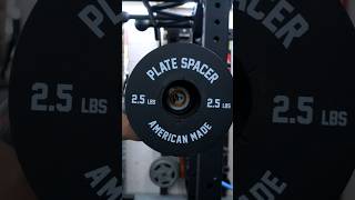 Abmat Plate Spacers in the gym  home gym hacks [upl. by Annuaerb256]