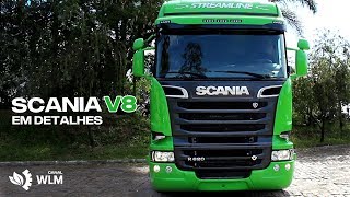 Scania R 620 V8  Em detalhes [upl. by Enamrahc]