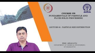 Lecture 03  Particle size distribution [upl. by Anerak465]