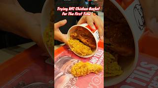 ad Trying KFC Chicken Bucket For The 1st Time🍗 Flat 100₹ Off On KFC😱Check Pinned Comment📌 shorts [upl. by Major724]