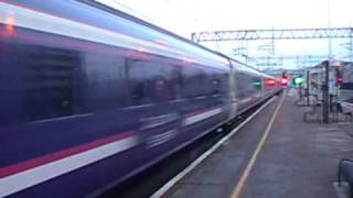 Caledonian sleeper speeding through Milton Keynes [upl. by Lellih]