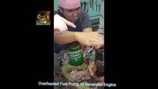 Part 2 Generator Fuel Pump Overhaulingmakinista generator overhauled sharingideas [upl. by Atinar]