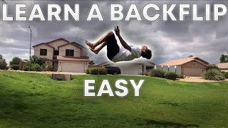 How To DO A BACKFLIP ON GROUND Step By Step TUTORIAL [upl. by Colson165]