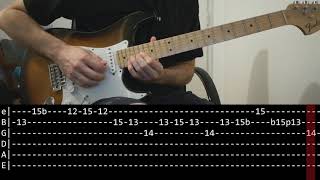 Led Zeppelin  Stairway to heaven solo Guitar lesson with TAB [upl. by Goat]