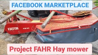 Facebook Marketplace Project Fahr KM20 Hay mower repair 2 drum mower [upl. by Negyam]