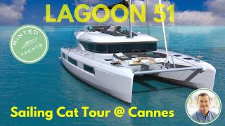 2024 Lagoon 51 Sailing Catamaran  Cannes Yacht Festival  Ultimate Luxury amp Performance Tour 🌿🚤 [upl. by Inalaeham]