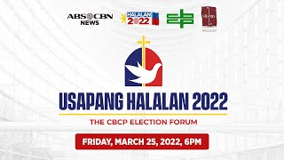 CBCP Usapang Halalan 2022  ABSCBN News [upl. by Mcclenon]