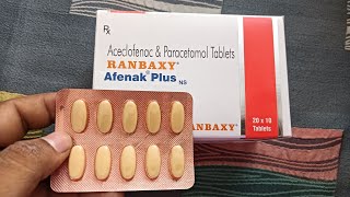 Ranbaxy Afenak Plus best review in hindi घुटनें के दर्द कमर के दर्द सर दर्द से आराम दिलाता है। [upl. by Ollopa]