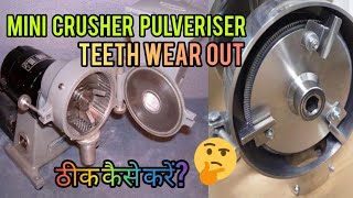 Coal sampler pulveriser hammer teeth wear out rectification  short video 1 [upl. by Hynes]