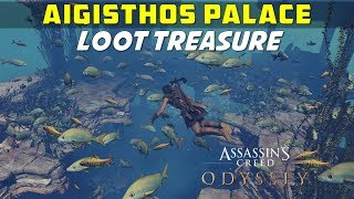 Aigisthos Palace  Loot Treasure Location  AC ODYSSEY [upl. by Locke216]