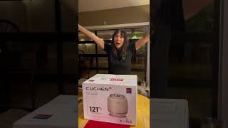 Won a 500 Cuchen rice cooker from a Woori radio show [upl. by Ydnil]