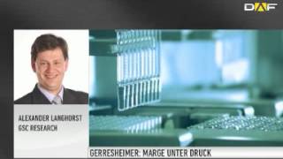 Gerresheimer Ausblick könnte eventuell sogar erhöht [upl. by Schlesinger]