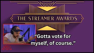 Tarik Votes For The Streamer Awards [upl. by Nerrot707]