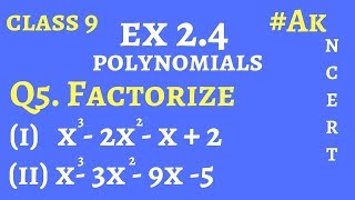 8 Ex 24 class 9 Q5 Maths chapter 2 Polynomials in Hindi By Akstudy 1024 [upl. by Raynor493]