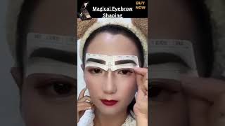 Magical Eyebrow Shaping TUTORIAL  Easy Tips amp Tricks for Beginners [upl. by Aihtenak]