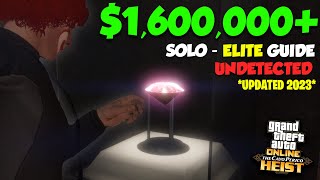 UPDATED GTA Online Cayo Perico Heist SOLO Elite Challenge Stealth Guide  1640000  NEW ROUTE [upl. by Bethena]