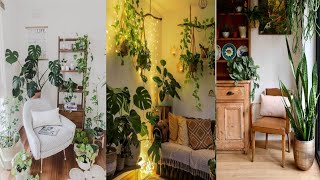 50  living room decorating ideas with plantshow to decorate living room with plants [upl. by Cullie307]