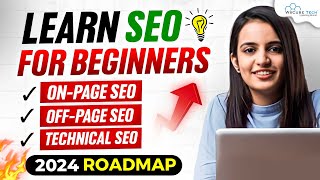 Learn SEO for Beginners On Page Off Page amp Technical SEO with Example 2024 Roadmap [upl. by Winnick]