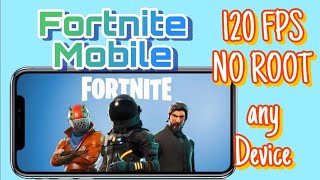 Fortnite Mobile 120 FPS NO ROOT any device Tutorial  POCO F5 Gameplay [upl. by Epolenep935]